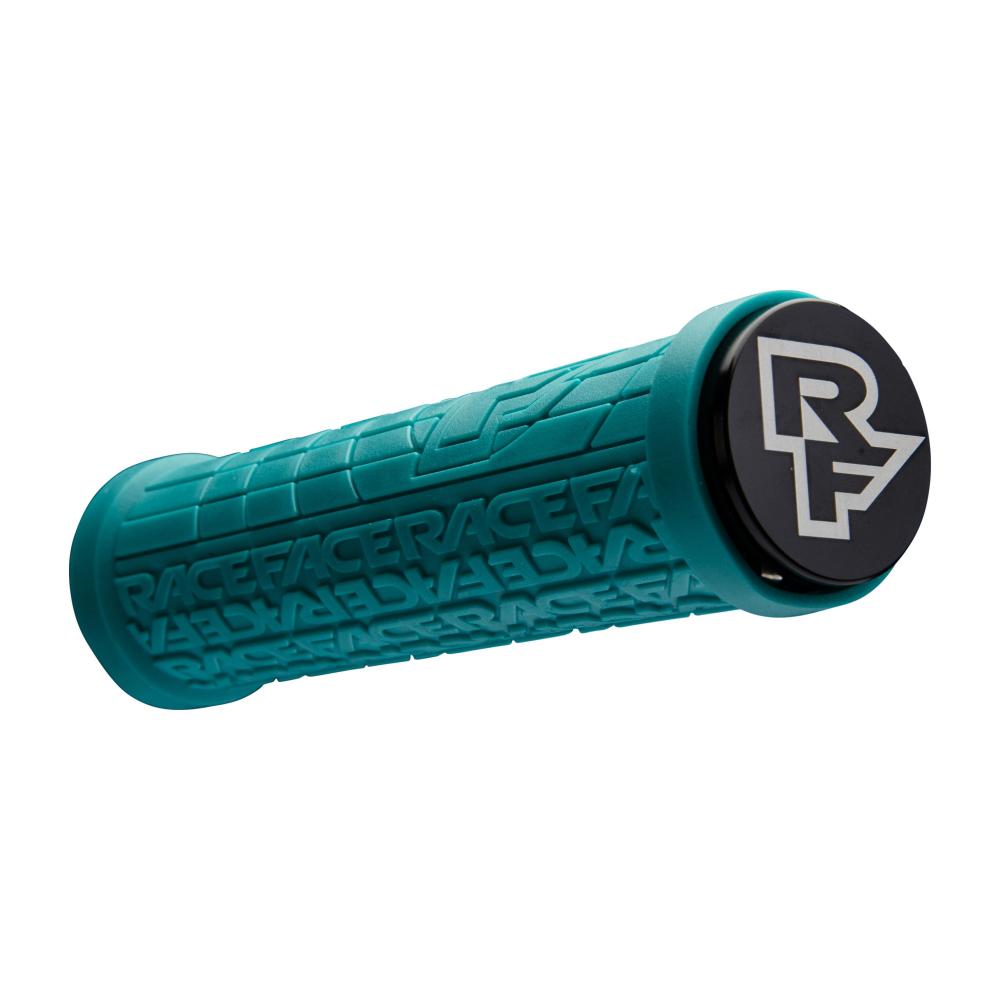 Race Face Grippler Lock-On Griff, 30mm, turquois türkis - sicherer Halt und Kontrolle