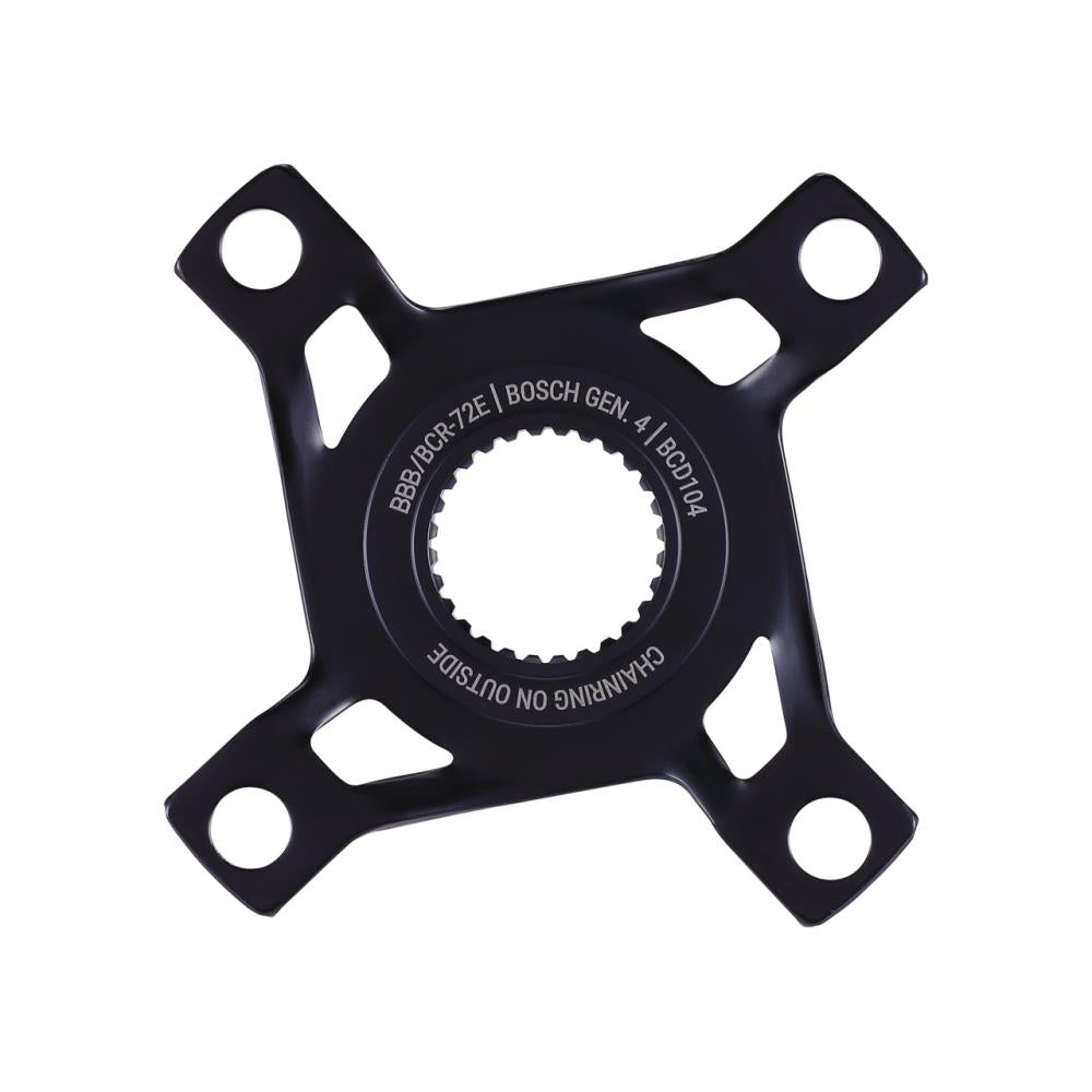 BBB Cycling BBB crank spider E-bikeMount 104 Schwarz - stabiler Kettenblatt-Spider für Bosch Gen4