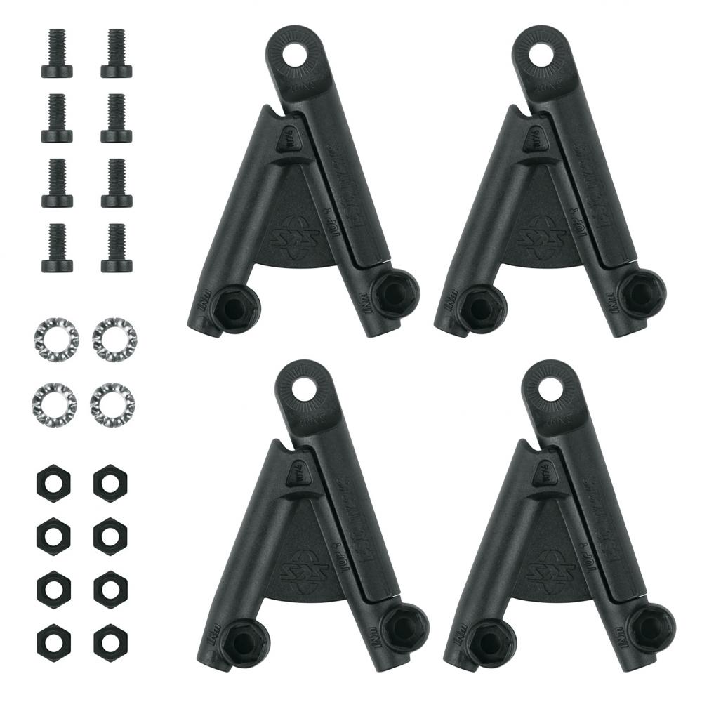 SKS Bluemels ESC V-Adapter Strebenbefestigung Sicherheitsabreißsystem für Schutzbleche, kompatibel mit Bluemels Style und Cable Line, inklusive Montagematerial