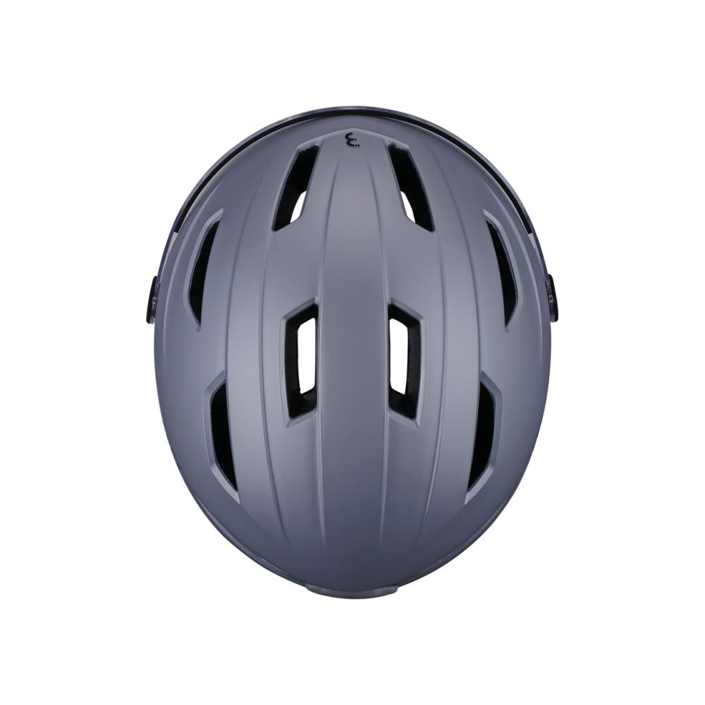 BBB Cycling Helm Move Faceshield L matt grau - sicherer E-Bike- & Speed-Pedelec-Helm