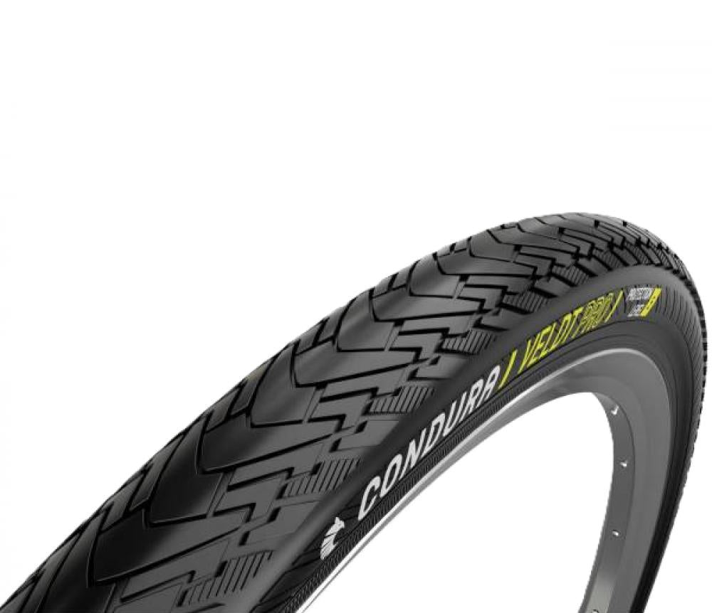 Condura Veldt Pro Drahtreifen 28x1.50\" (40-622), schwarz mit Reflexstreifen, E-25 geprüft, für E-Bikes und Trekkingräder