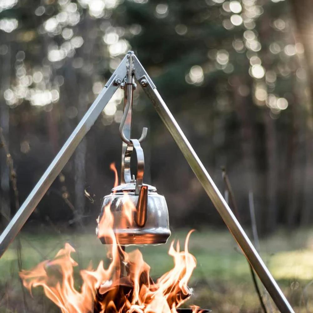 Petromax Teekessel TK1 Edelstahl 1,5 Liter ideal für Outdoor, Camping und Zuhause, geeignet für offenes Feuer und alle Herdarten