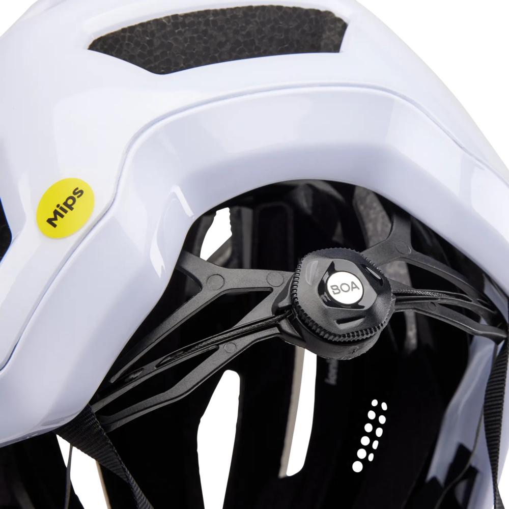 FOX Crossframe Pro Solids MTB-Helm White S 51-55 cm Mips