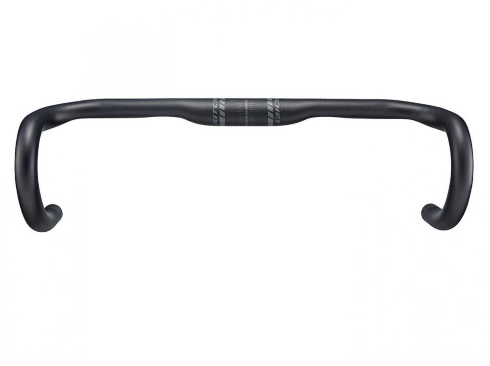 Ritchey Comp Streem Drop Lenker 31.8mm 40cmx128x73mm 5°/2° int. Zugverlegung bb schwarz
