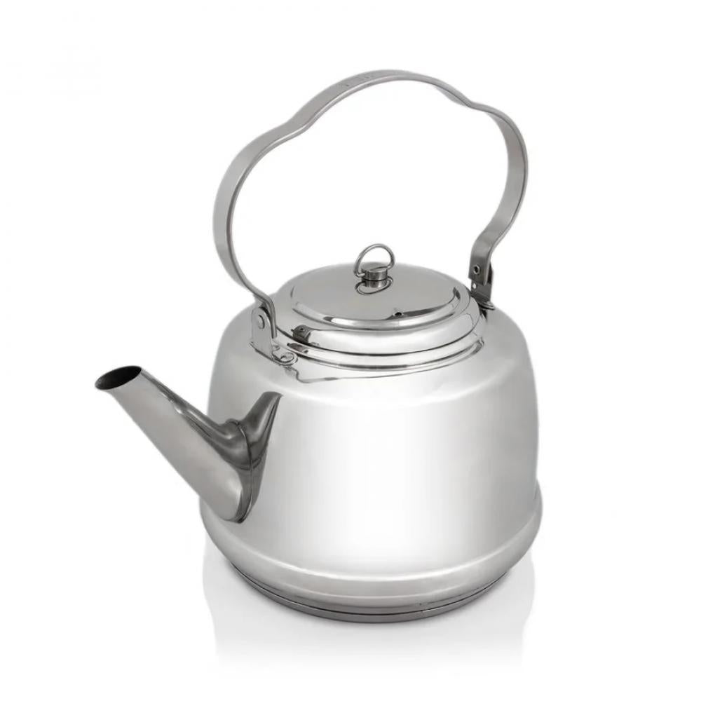 Petromax Teekessel TK1 Edelstahl 1,5 Liter ideal für Outdoor, Camping und Zuhause, geeignet für offenes Feuer und alle Herdarten