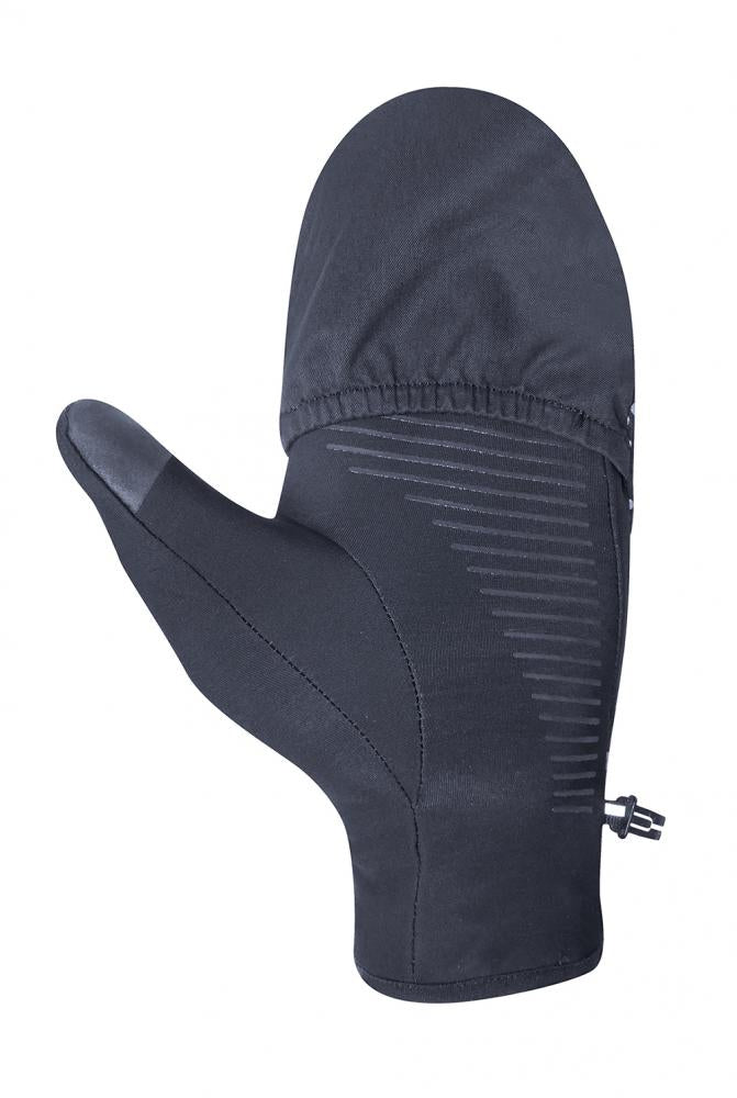 CHIBA All Weather Overflap - Radhandschuhe L schwarz, winddicht & wasserabweisend