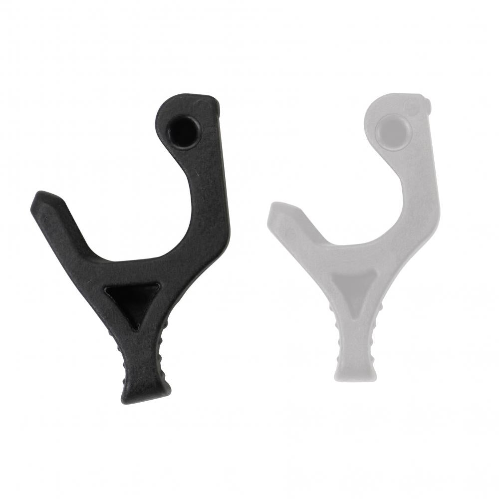 KLICKfix Riegel Oversize Ø 1520 mm für UniKlip 2/KorbKlip 2 Paarweise, schwarz, passend für dicke oder unrunde Gepäckträgerstreben, Maße: 2 x 3,5 x 5,5 cm.