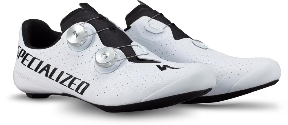 Specialized S-Works Torch Rennradschuh Weiß Team Größe 44.5 - Hochleistungs-Carbonschuh