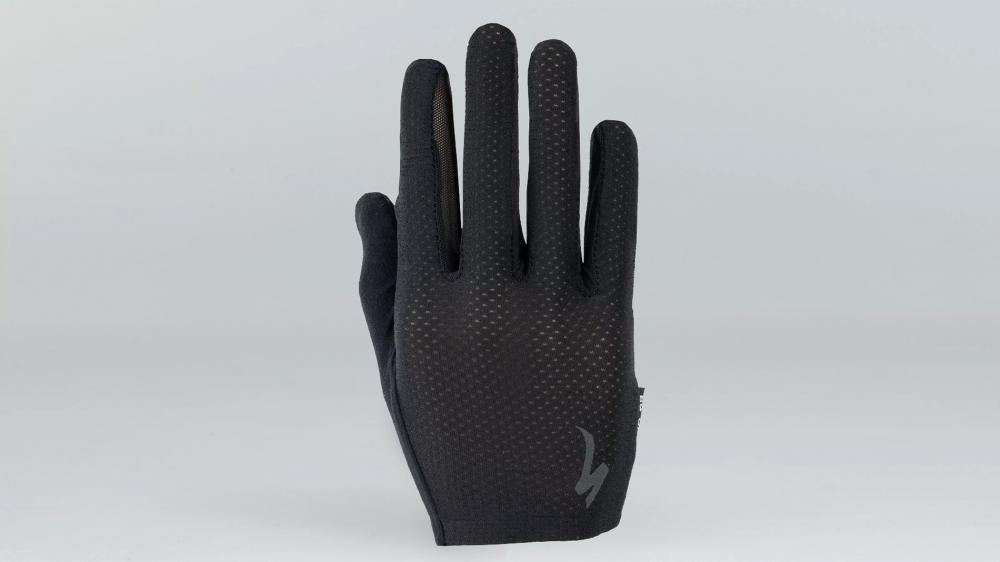 Specialized BG GRAIL Handschuh LF BLK M BLACK - gepolsterter MTB Langfinger Handschuh - Handschuh Langfinger