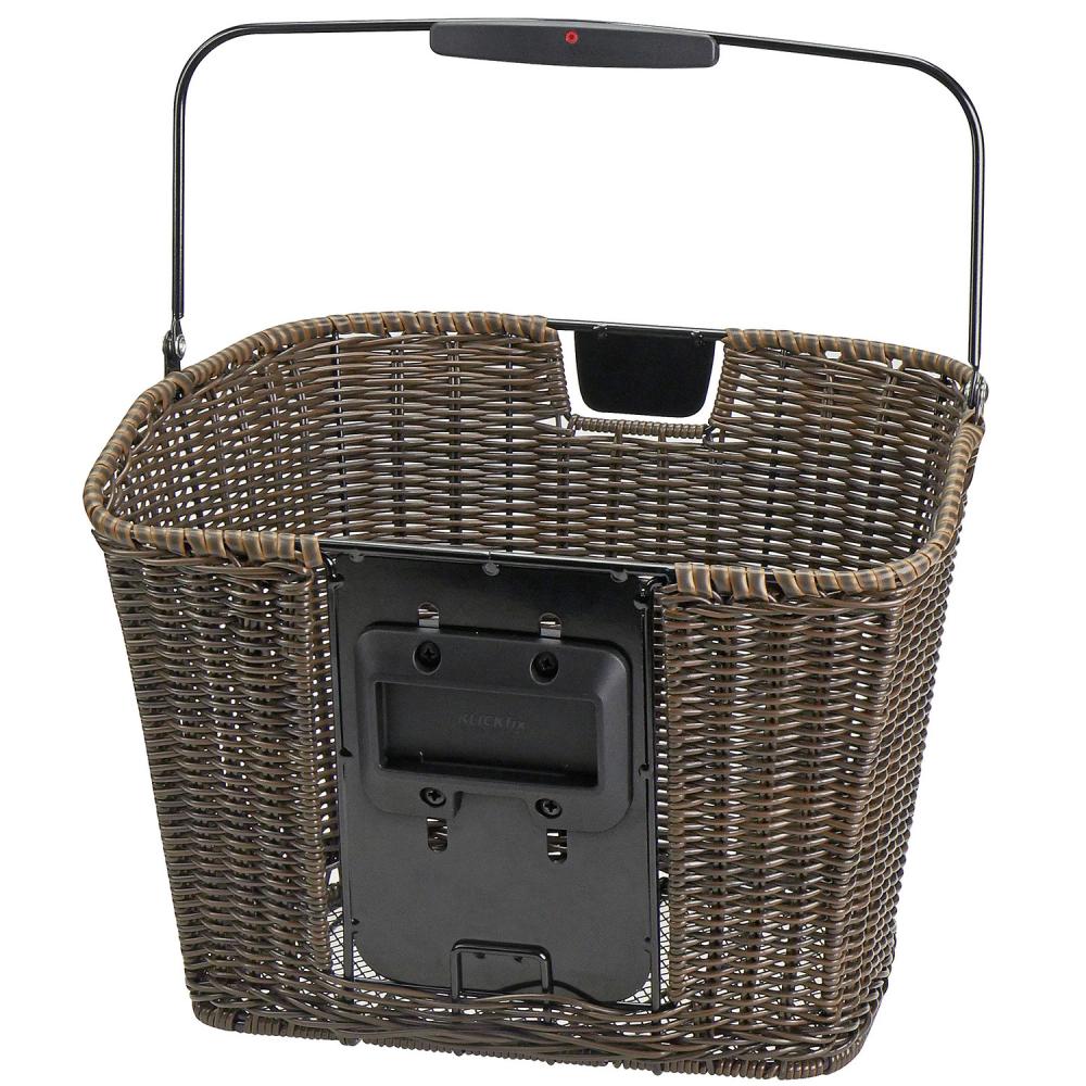 KLICKfix Fahrradkorb Structura braun 28x34x27 cm