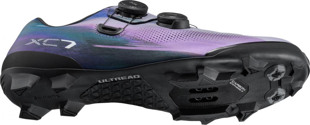 SHIMANO Fahrradschuhe XC703 Herren/Damen MTB SPD Größe 47 Lila Fahrradschuhe - XC-Einsatz mit BOA System