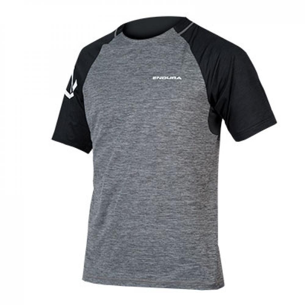 Endura SingleTrack Kurzarmtrikot Zinn-Grau Größe XXL