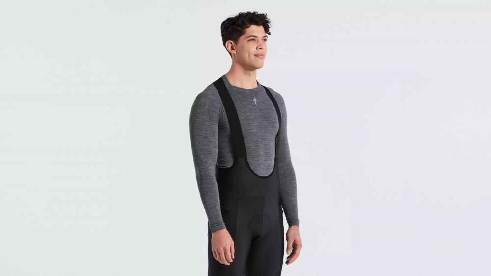 SEAMLESS MERINO BASELAYER LS MEN GRY L/XL - Bekleidung