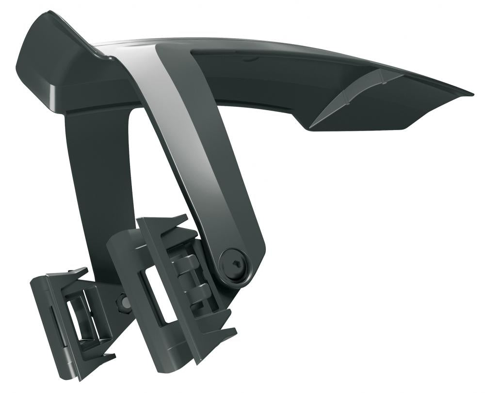 SKS Speedrocker Schutzblechset 28" für Gravelbikes und Rennräder, Reifenbreite 23-42 mm, schwarz, Doppelspoiler vorne, ausziehbare Verlängerung hinten