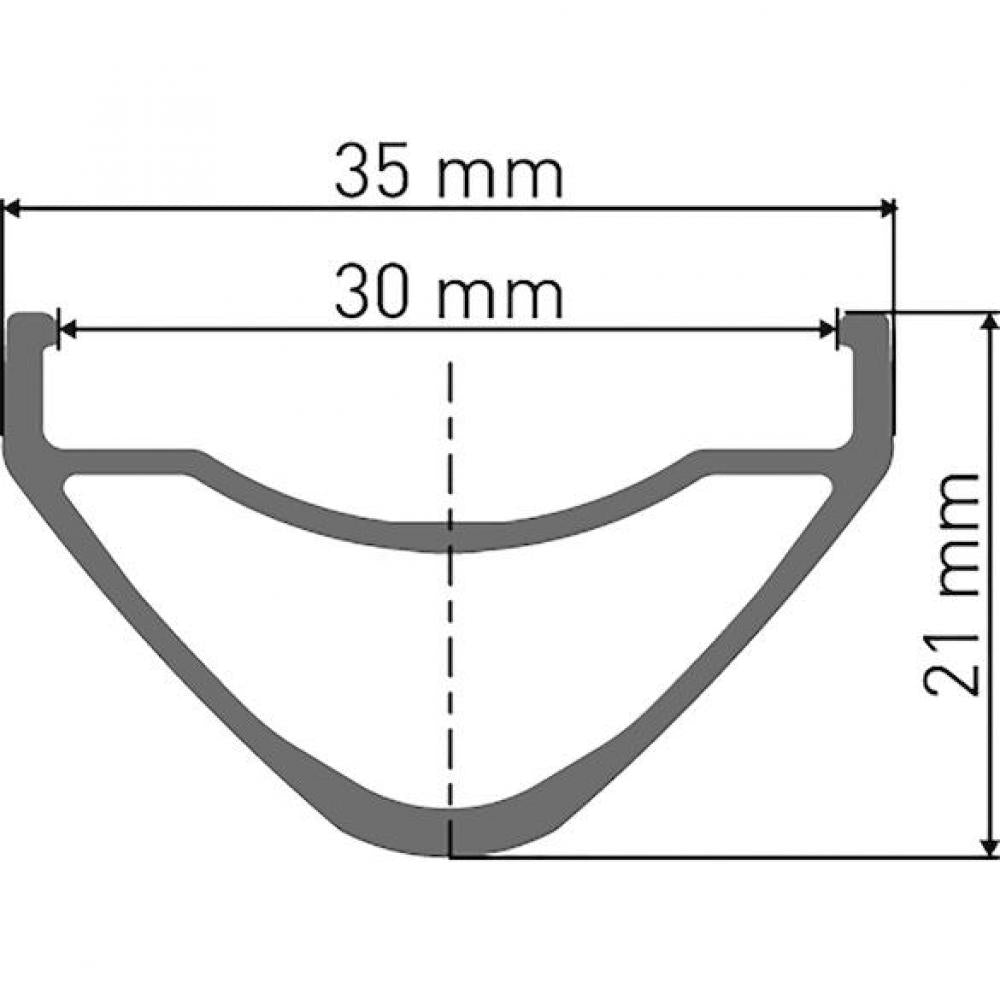 DT Swiss Laufrad HX 1501 Spline One 584 x 25 mm Schwarz - robustes E-MTB Hinterrad