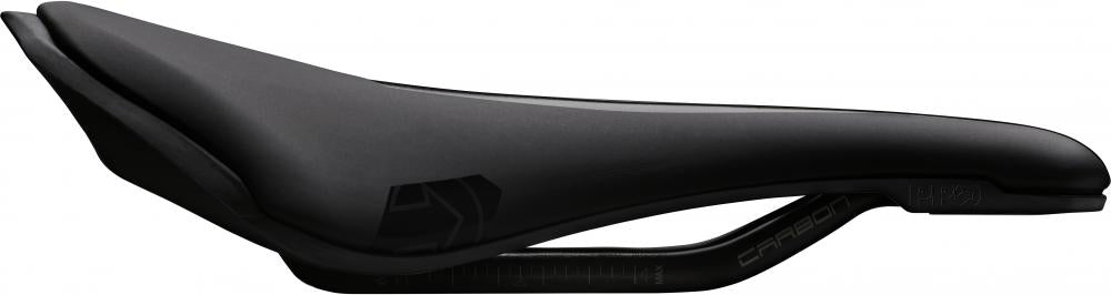 PRO Fahrradsattel Stealth Curved Team 152 Schwarz - aerodynamischer Rennradsattel
