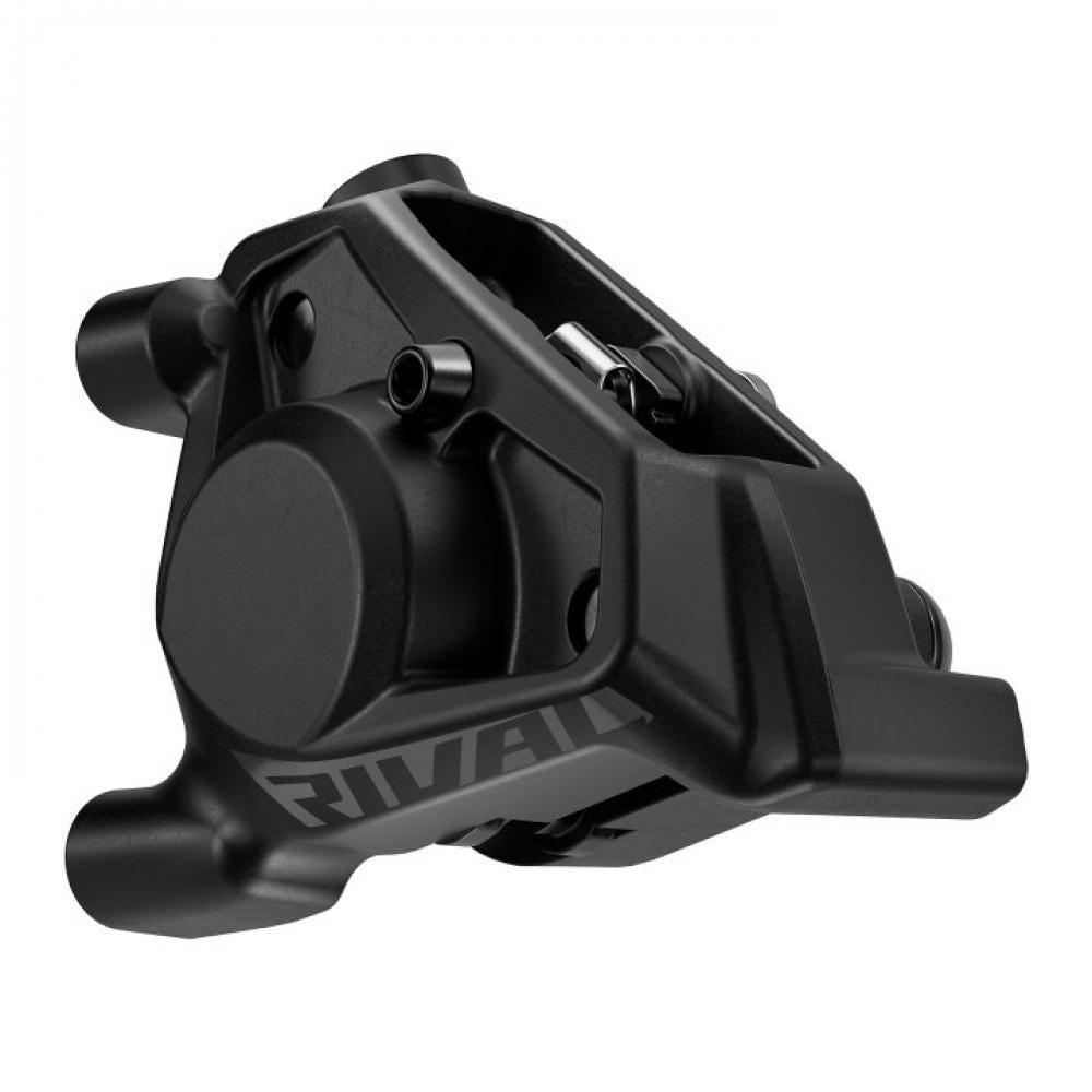 SRAM Rival AXS E1 vorderer Scheibenbremssattel, schwarz. Kabelloses Schalten und kraftvolles Bremsen.