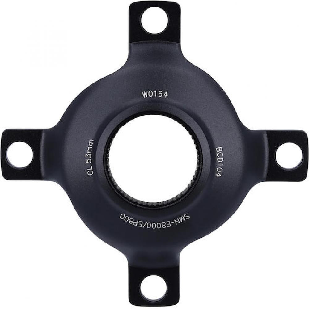 FSA Spider E-Bike 4-Arm 1x BCD 104 mm Schwarz - leichter Spider für E-MTB & E-Bike Antriebe