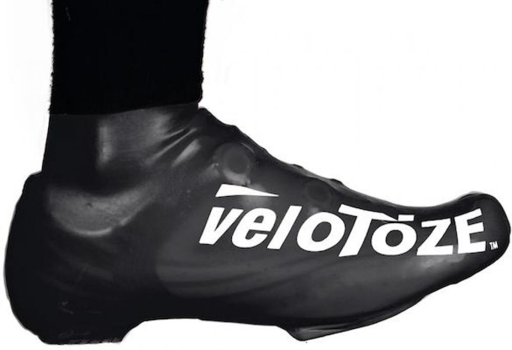 VeloToze Überschuh 2.0 kurz schwarz L/XL - wasserdichter Aero-Überschuh in neuester Version