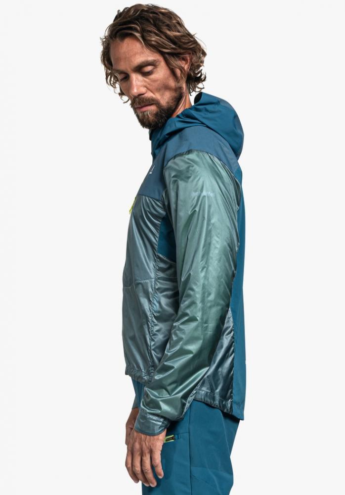 Schöffel Hybrid Jkt Flow Trail M cloudy storm blau Größe 54