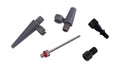 Zefal Ventiladapter-Set 5-teilig mit Ballnadel und Adaptern für AV, DV, SV und Luftmatratzen.