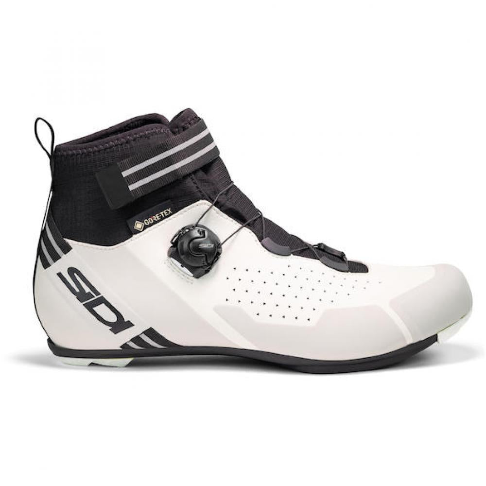 Sidi ROAD NIX white/black 50 Weiß/Schwarz - warmer Rennradschuh mit Gore-Tex