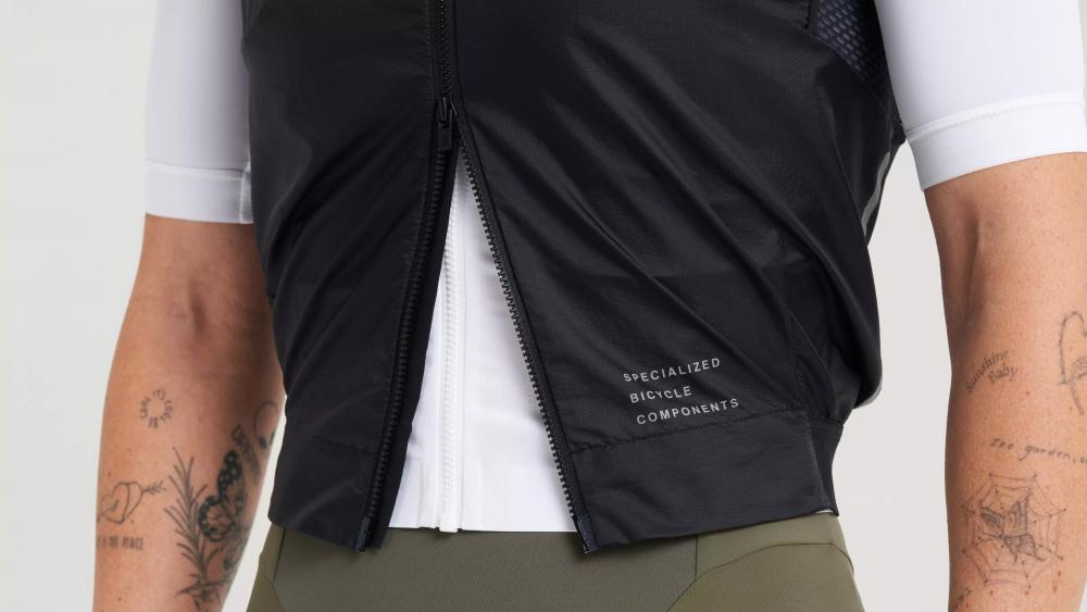 PRIME WIND VEST WMN BLK L - Damen Windweste Schwarz Größe L - Bekleidung