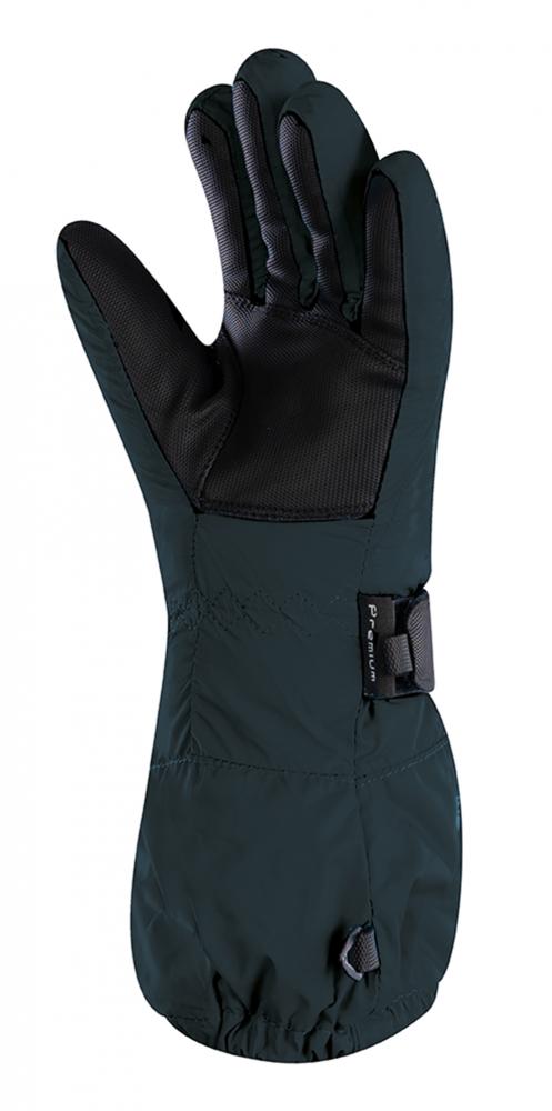 CHIBA Kids Allround Finger - wasserdichte Kinder-Radhandschuhe, Größe 6, schwarz