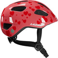 LAZER LAZER Helm Nutz 2.0 KinetiCore Kids & Junior Little Hearts rot - sicherer Kinder-Fahrradhelm
