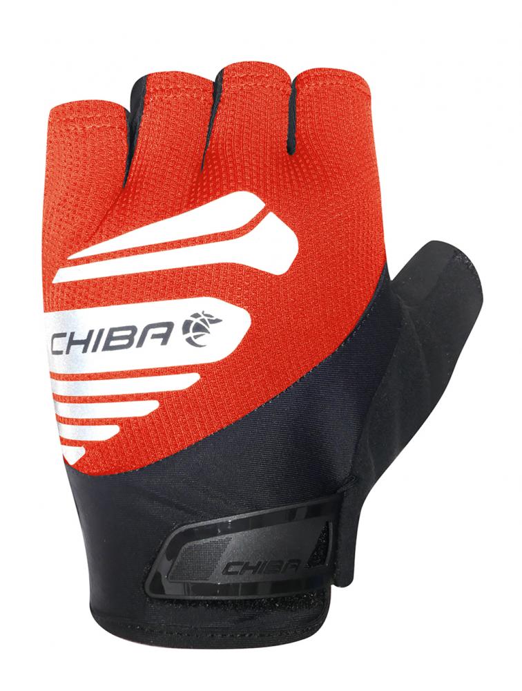 CHIBA Air Plus Reflex - Radhandschuhe XL rot, atmungsaktiv mit Gelpolster & Reflex