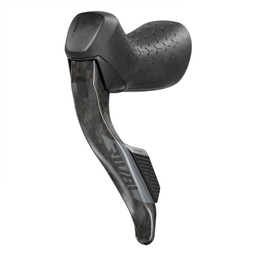 SRAM Rival AXS E1 vordere Schalt-/Bremseinheit in Schwarz für kabelloses Schalten & kraftvolles Bremsen.