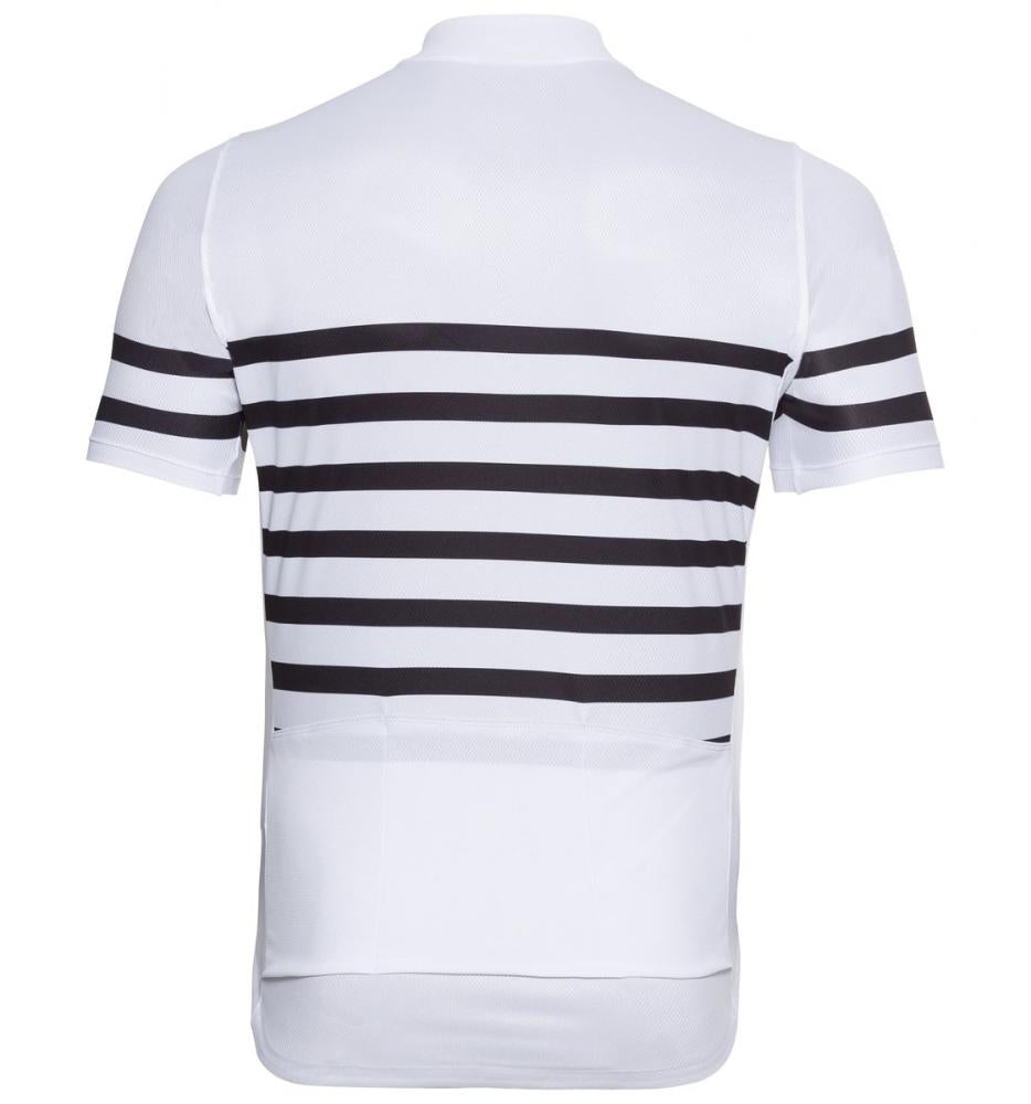 Odlo Stand-up collar full zip Essential white black Größe L