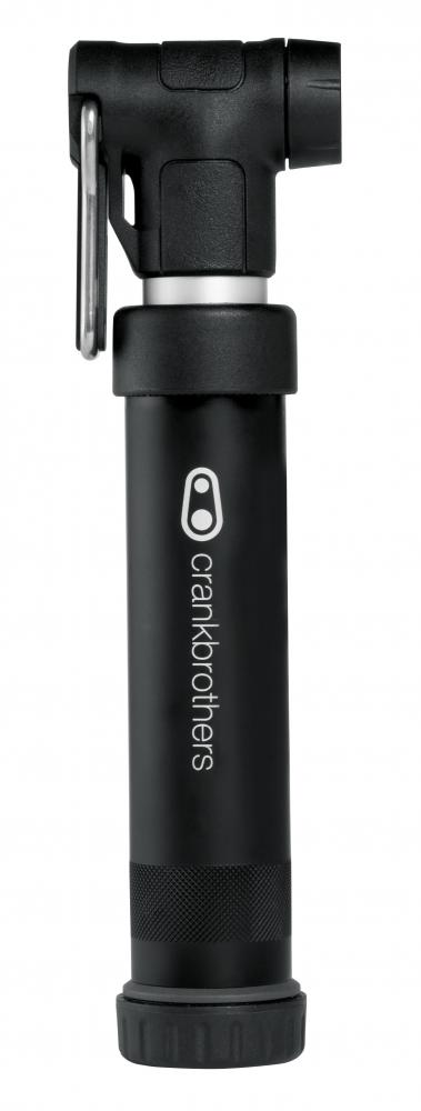 Crankbrothers Gem S Handpumpe inkl. Rahmenhalter Midnight Edition schwarz