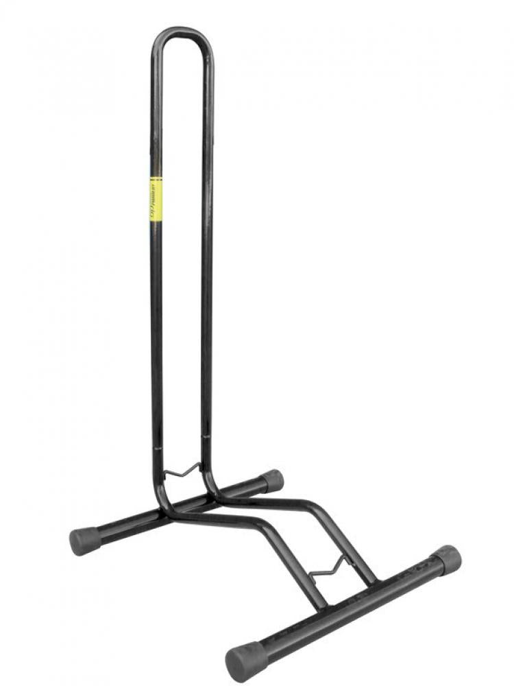 Schwarzer Fogus Universal Plus Fahrrad-Ausstellungsständer für 27,5 bis 29 Zoll Plus Fahrräder.