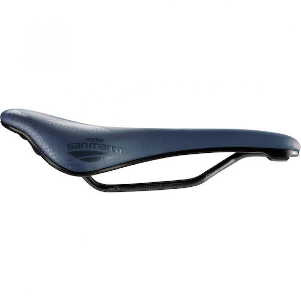 Selle San Marco Sattel Shortfit 2.0 Supercomfort Racing 155 x 255 mm Ocean Blue - maximaler Komfort & Performance
