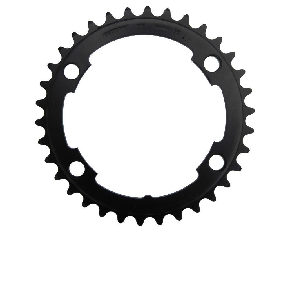SHIMANO Kettenblatt FC-RS510 34 Zähne Schwarz - präzise Schaltperformance für Kompaktkurbeln