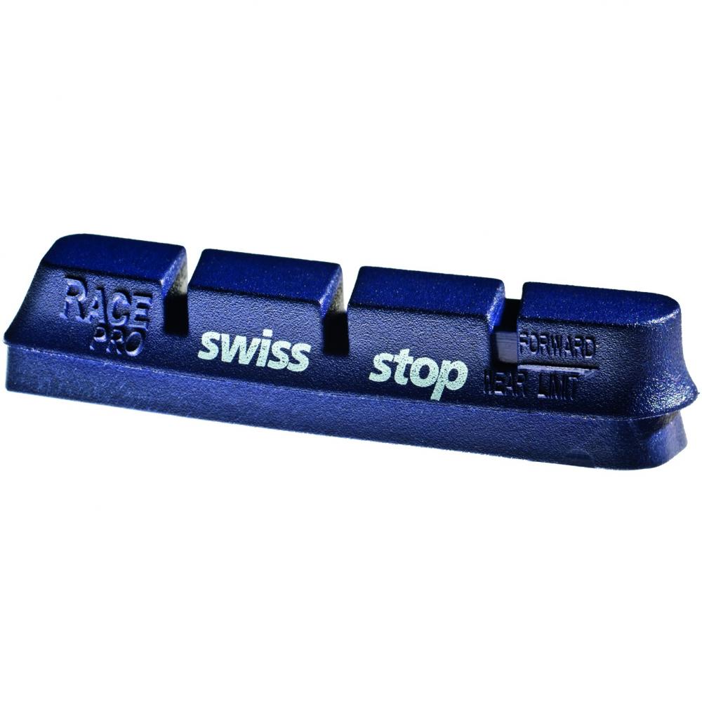 SwissStop RacePro BXP Bremsbeläge VE4 Blau - Höchste Bremskraft für Rennräder
