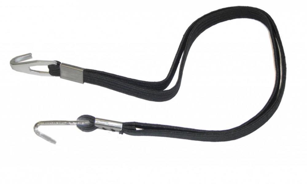 XLC Spanngurt RP-X01 580 mm schwarz - elastischer Gepäckgurt für Sattelstütz-Gepäckträger, robust & reißfest, mit stabilen Haken zur sicheren Befestigung