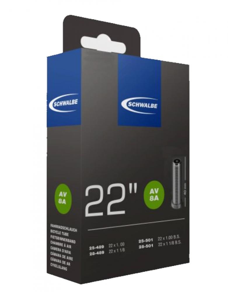 Schwalbe Schlauch AV8A 22x1.00-1.25" 25/28-489/501 AV 40mm