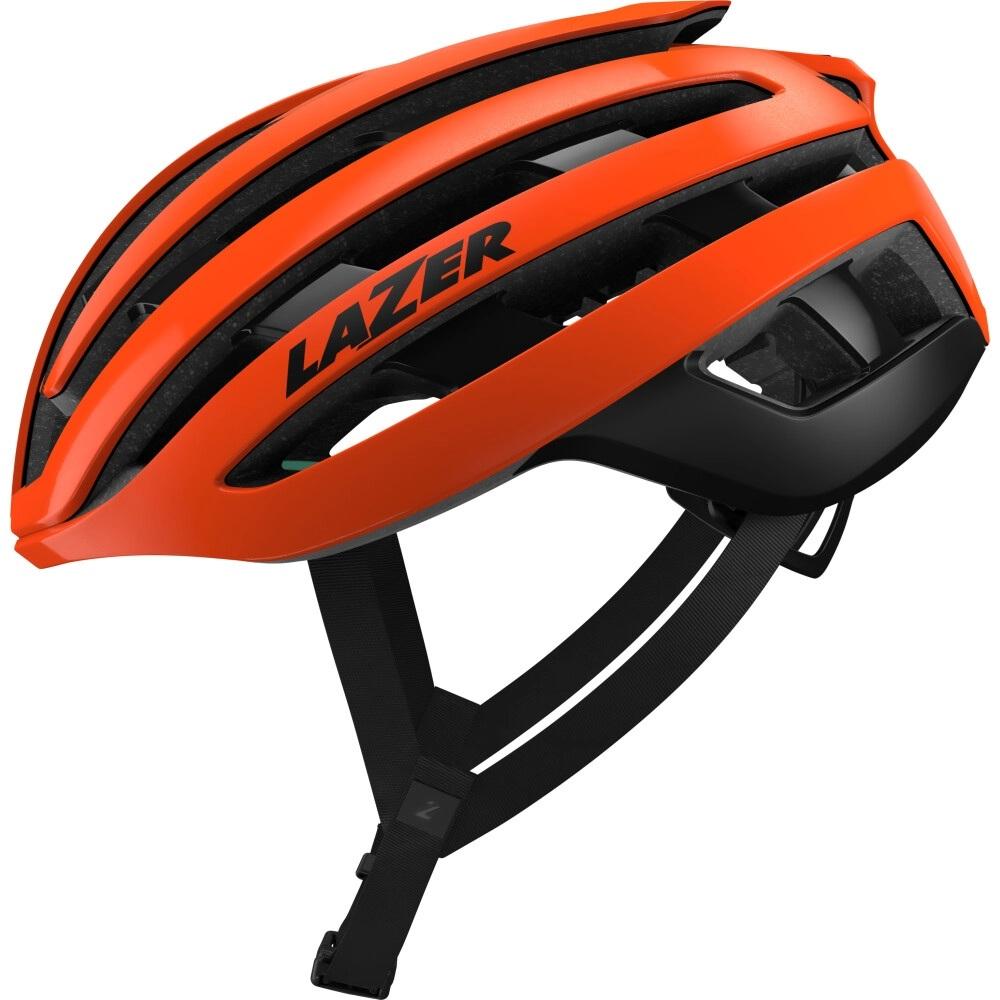 LAZER Helm Z1 KinetiCore Road Flash Orange M 55-59 cm - leichter Aero-Rennradhelm