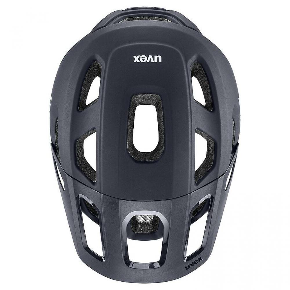 Uvex React MTB Fahrradhelm deep space-azure matt 59-61 cm - Double Inmould, 3D IAS, Monomatic