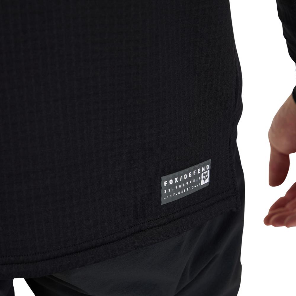 FOX Defend Thermal MTB-Hoodie Schwarz XXL mit Polartec Power Grid