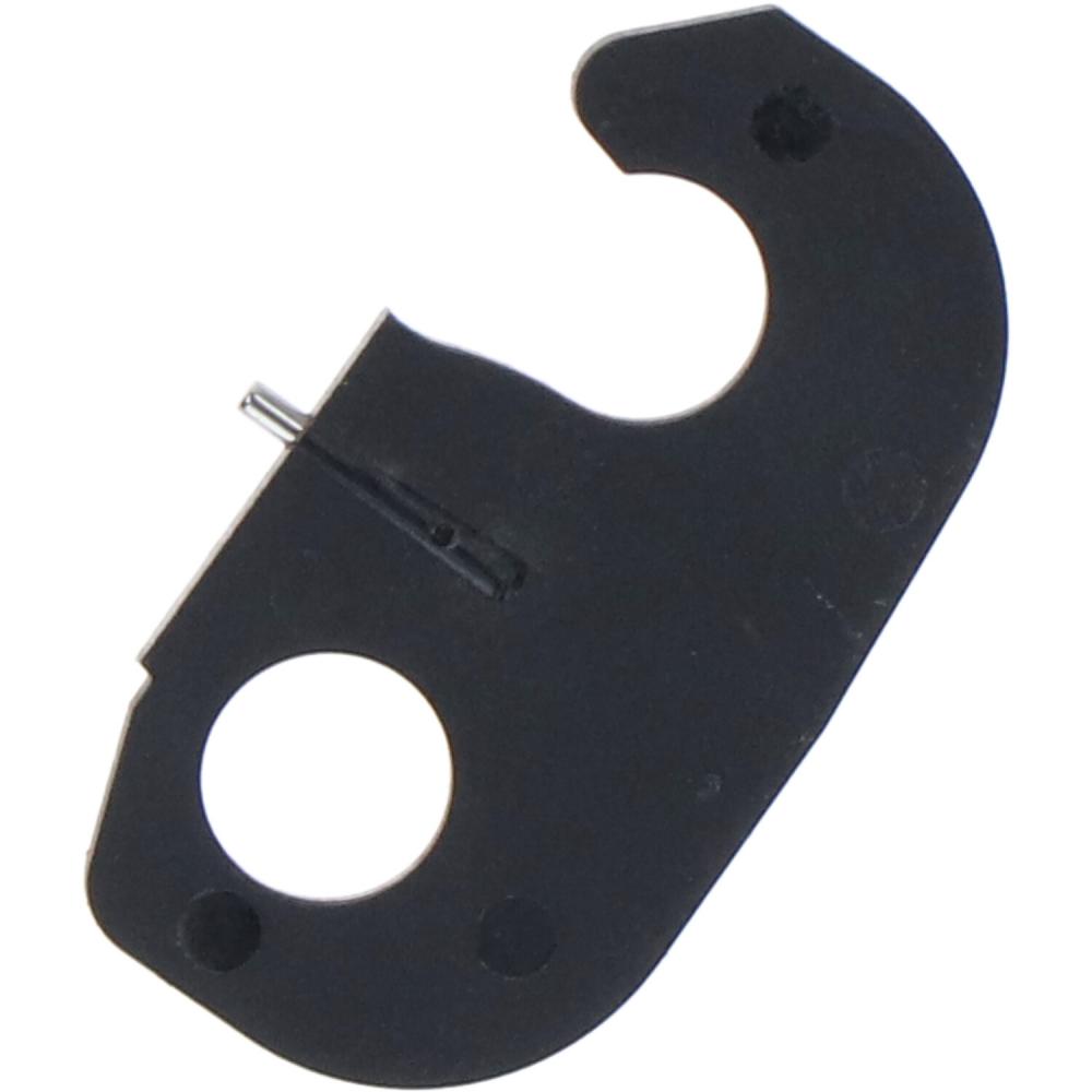 Schwarze SHIMANO Sicherungsplatte FC-M810 als Kurbelgarnitur Ersatzteil für Fahrräder.