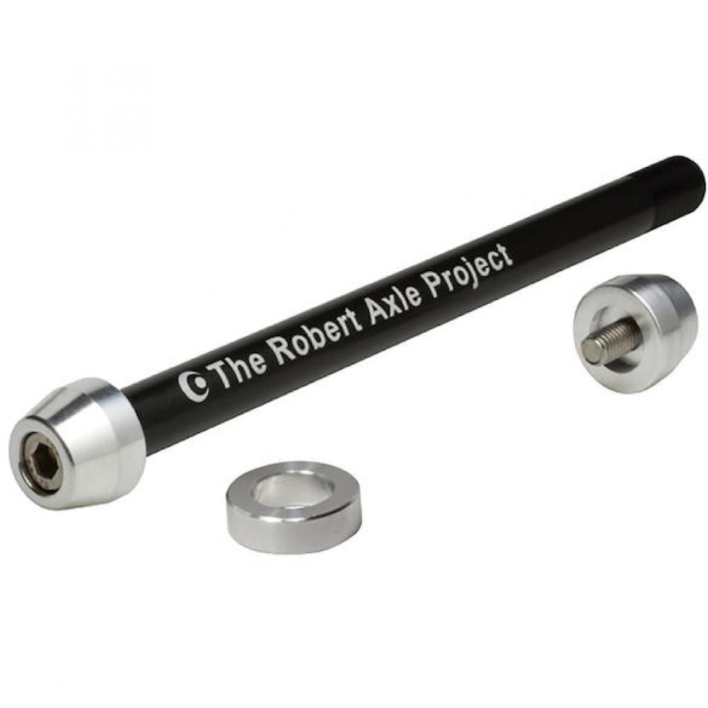 The steckachse robert axle tra212 159/162/165mm 159 Schwarz - stabile Steckachse für Rollentrainer