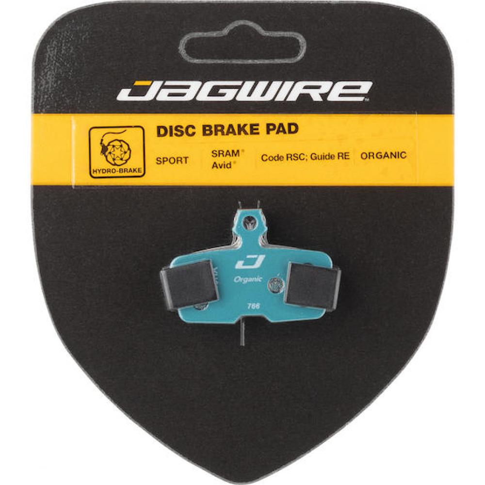Jagwire Bremsbeläge Disc Sport Organic Blau - für SRAM/Avid Scheibenbremsen