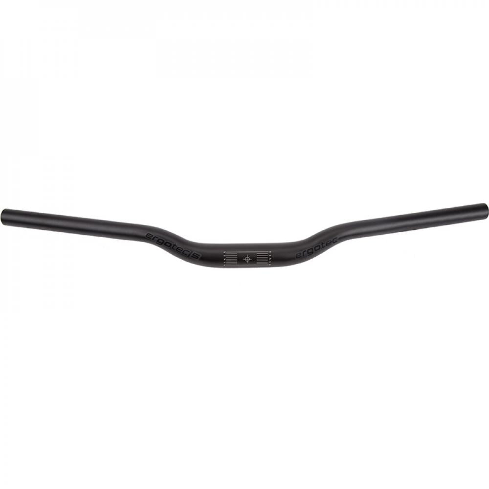 Ergotec H-Bar XL Alu-Lenker 680mm schwarz-matt, Ergo-Touren-E-Bike Lenker, 31,8mm Klemmung, 30mm Hub, Safety Level 5.