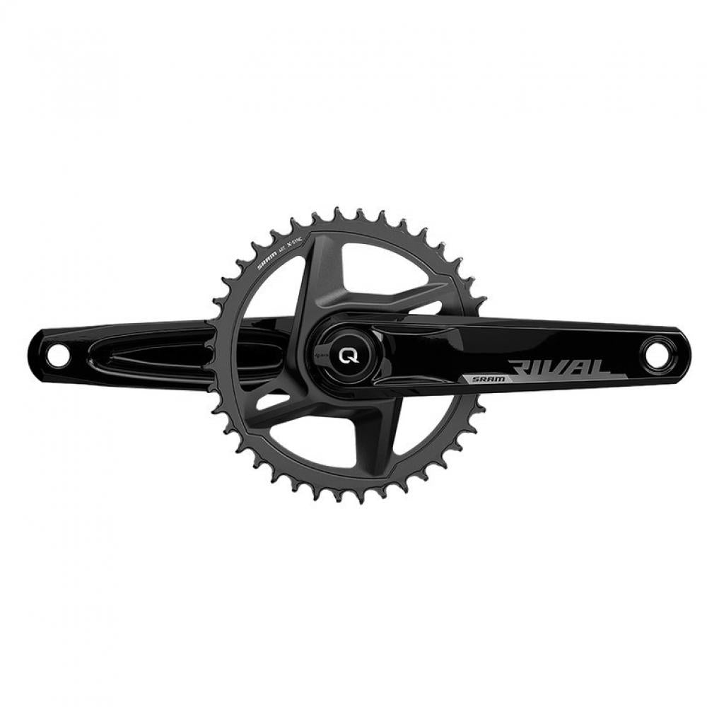 SRAM Kurbelgarnitur Quarq Rival AXS Wide 175 mm 46T - präziser Powermeter für Gravel & Road