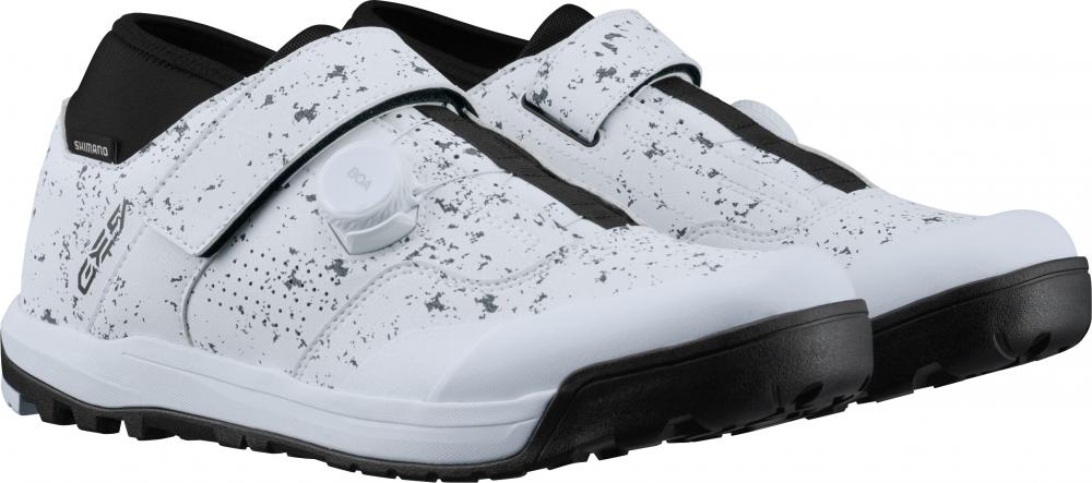 SHIMANO Fahrradschuhe GE900H Herren/Damen MTB SPD Weiß - Gravity- und Enduro-Schuh in moderner Ausführung