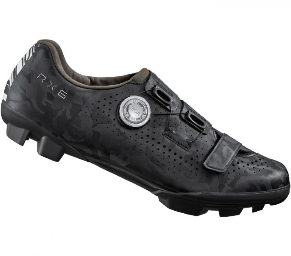 SHIMANO RX600 Fahrradschuhe - Herren/Damen Gravel SPD, Größe 42, Schwarz