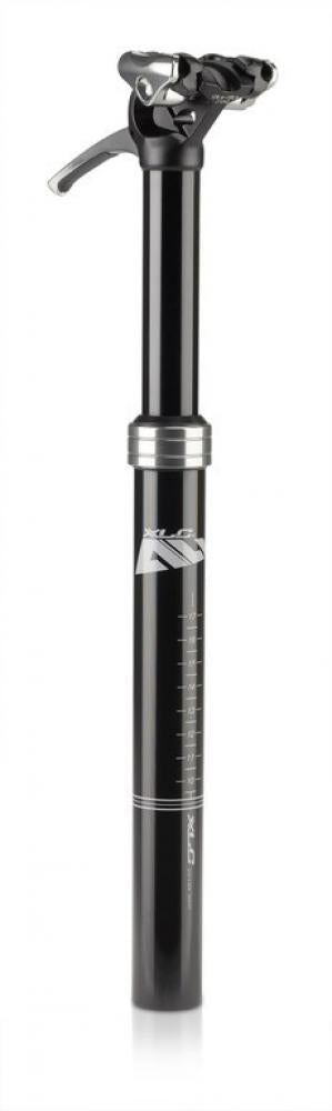 Schwarze XLC SP-T05 All Mountain Teleskopsattelstütze Ø30,9mm mit 100mm Hub.